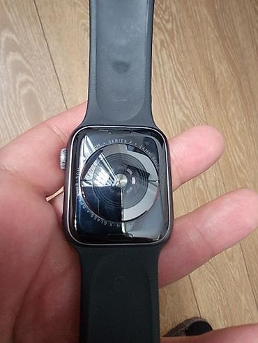 apple watch icloud: İşlənmiş, Smart saat, Apple, Sensor ekran, rəng - Qara — 5