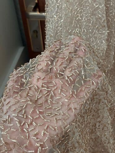 böyük bədən toy paltarları: Toy donlari cemi bir defe geyinlib - Rəng: şampan/nude tonları - — 1