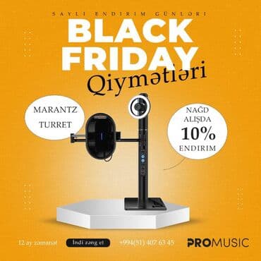sifre deyisme: Marantz Turret ( Canlı yayım sistemi, mikrofon, kamera və işıq ) — 1