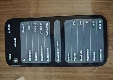 note 11 ekran: IPhone 15, 128 GB, Qara — 1