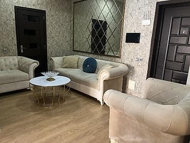 2.el divan yatak: İşlənmiş, Divan, Jurnal masası, 2 kreslo, Divan, Bazasız, Açılmayan — 3