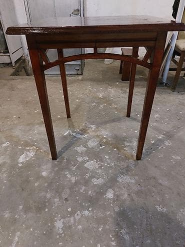 islenmis masalar: Mətbəx masası, İşlənmiş, Açılmayan, Taxta, Kvadrat masa — 5