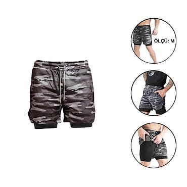 idman forma: Məşq şortiki şortik,lasin,lasinli şortik 🟠 ölçüler M,L,XL 🟠 — 1