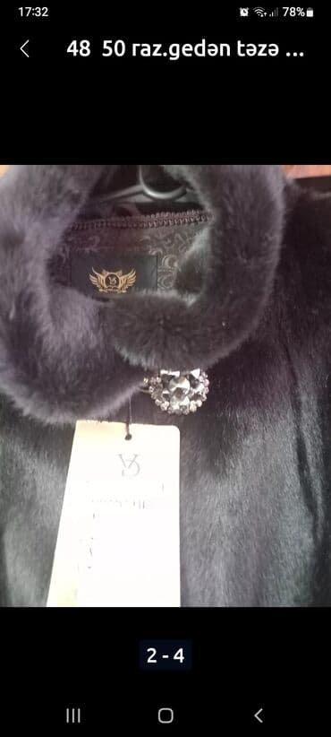 deri pencekler: Təzə 48 raz şuba 300 man.Dəri pencək S raz.25 man.zərli biserli — 6