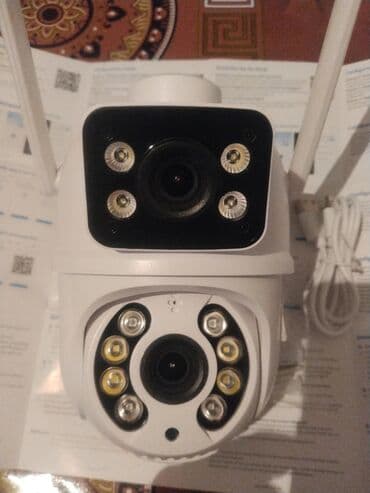 камера видеонаблюдения: WİFİ KAMERA Ajax tərəfindən istehsal edilmiş silindrik formalı — 2