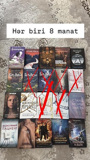 Velosiped aksesuarları: Rus dilində bestseller kitabların satışı – müxtəlif janrlar: detektiv — 4