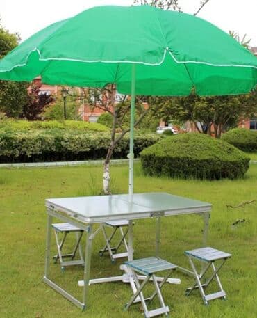 bağ üçün çətirlər: Piknik masasi Çətir daxil deyil əlavə olaraq satilir acilib yigila — 1