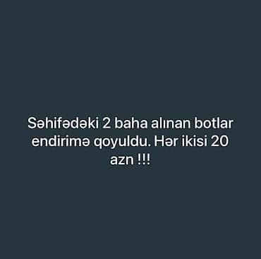 Личные вещи: Qızlar üçün qısa qış botları Baha alınıb parça UGG-i deyil nabukla — 6