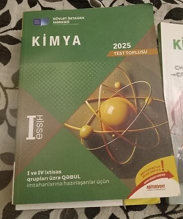 Məhsul: “Kimya 2025 – Test Toplusu”, I hissə Nəşriyyat: Dövlət at lalafo.az Məhsul: “Kimya 2025 – Test Toplusu”, I hissə Nəşriyyat: Dövlət