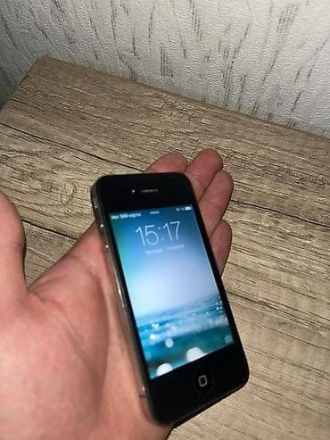 saxta iphone: IPhone 4, 16 GB, Qara — 2