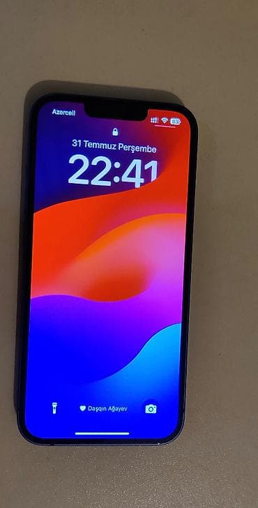 a15: IPhone 13, 128 GB, Mavi, Simsiz şarj, Face ID — 1
