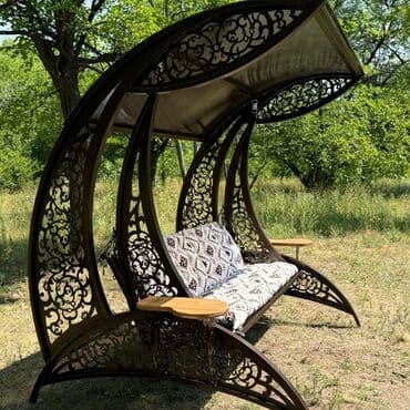 bu mebellər: Yeni, Divan-yelləncək, Zontikli, Metal — 4