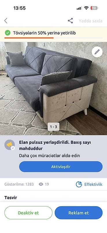 gunc divan: Divan, Açılmayan, Bazasız, Parça, Çatdırılma yoxdur — 2