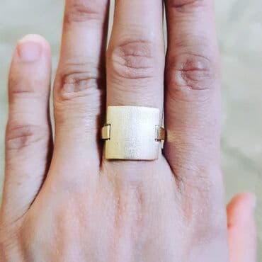 купить золотую цепочку в баку: Обручальные, Кольцо, Желтое золото, 585 проба, Без камня — 6