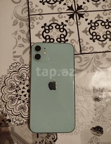 IPhone 11, 64 GB, Yaşıl, Face ID