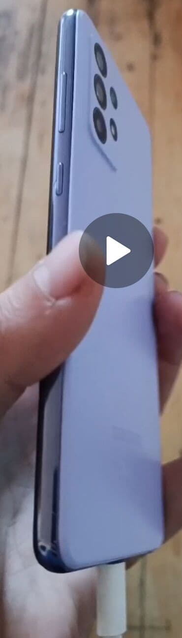 samsung kabrolari: Samsung Galaxy A52, 128 GB, rəng - Bənövşəyi, Barmaq izi — 3