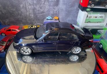 metbex tavan modelleri: Коллекционная модель BMW 545i E60 dark blue 2008 KYOSHO Scale 1:18 — 14
