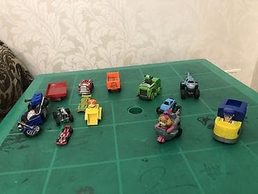 oyuncaq masin: Uşaq oyuncaqları dəsti – müxtəlif maşın və nəqliyyat vasitələri — 1