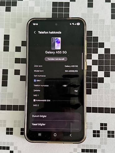 360 kamera: Samsung Galaxy A55, 128 GB, rəng - Göy, İki sim kartlı — 1