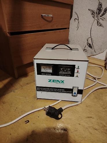 İşlənmiş, Ev üçün, 1 faza, Gərginliy stabilizatoru, 220/380 V, Ünvandan götürmə