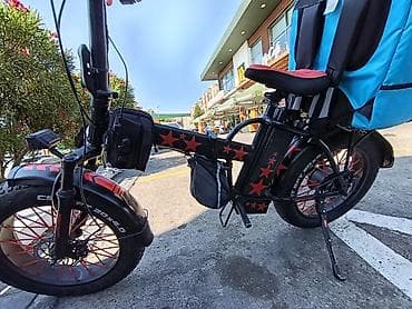 Elektrik nəqliyyatı: Elektrik velosipedi – yük/çatdırılma üçün tam təchizatlı “fat-tire” — 3