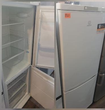 balaca akumlyator: 2 qapılı Indesit Soyuducu Satılır, rəng - Ağ — 1