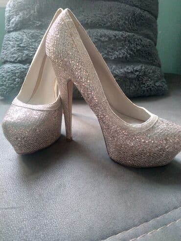 derihan ayakkabı: Tuflilər, Aldo, Ölçü: 35.5, rəng - Qızılı, İşlənmiş — 3