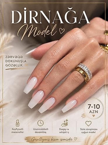 masin temizleme vasiteleri: Dırnağa model xidməti - Zərif toxunuşla gözəllik - Keyfiyyətli — 1