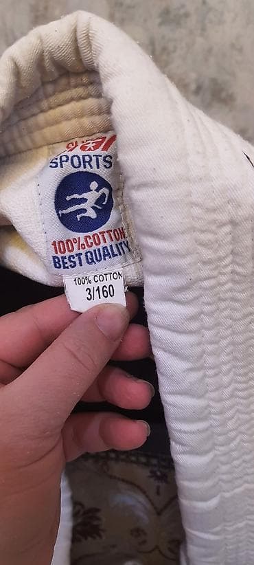 ağ baş: Taekvondo/Cüdo üçün 2 ədəd ağ idman geyimi dəsti - Brend: Ten Stars — 3