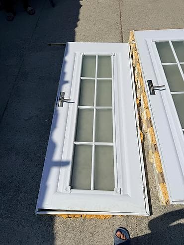 kreditle plastik qapi pencere: PVC giriş/qonaq otağı qapıları - Material: PVC profilli, möhkəm və — 3