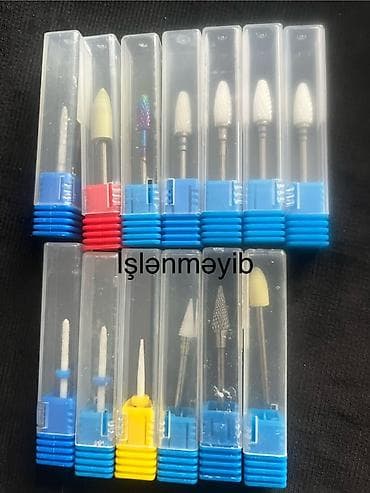 Личные вещи: Manikür və pedikür üçün frez ucluqlar dəsti - Elektrik frez aparatı — 1