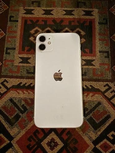 iphone qiymet: IPhone 11, 128 GB, Ağ, Simsiz şarj, Face ID — 1