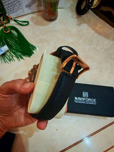 gence saat: Qol saatı, NaviForce, rəng - Qızılı — 2