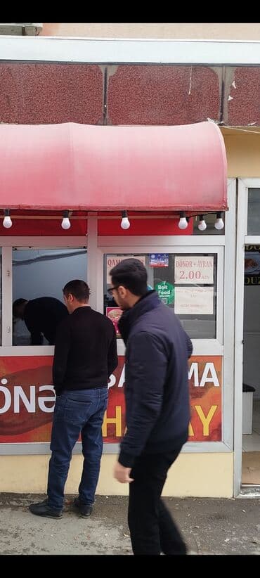 Restoran bütün avadanlığı ilə təchiz olunub. gir işlə. bu sistemi