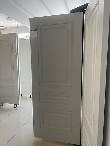 qapi otaq: Ağ və boz tonlarda interyer qapıları kolleksiyası - Material: MDF — 2