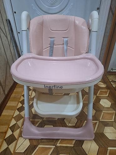 Другие товары для детей: Brend: Inerfine uşaq yemək kreslosu - Rəng: açıq çəhrayı/aqra - — 1