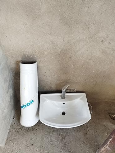 Декоративные панели для стен: Keramik hamam çanağı və sütun - Material: parlaq ağ keramik - — 1