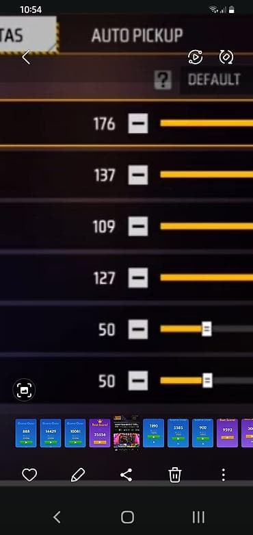 Mobil oyun üçün “Auto Pickup” və idarəetmə tənzimləmələri – yüksək