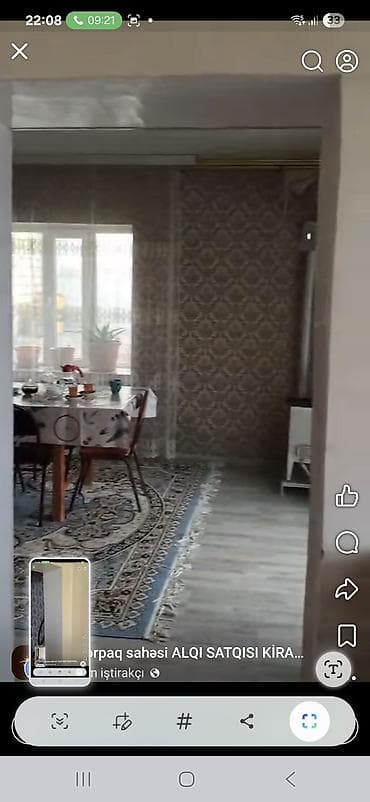 2 otaqlı mənzil – işıqlı və səliqəli planlama - Geniş zal və ayrı