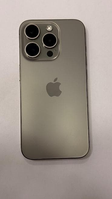 IPhone 15 Pro, 128 GB, Gümüşü, Simsiz şarj, Face ID