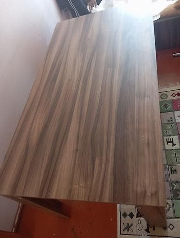 metbext masasi: Mətbəx üçün, Yeni, Açılmayan, Dördbucaq masa, 6 stul — 3