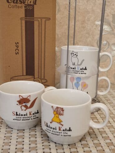 купить форза 4 на пс4: Чайный набор, цвет - Белый, Керамика, 4 персон — 2