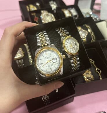 Klassik Saat dəsti, rəng - Qızılı