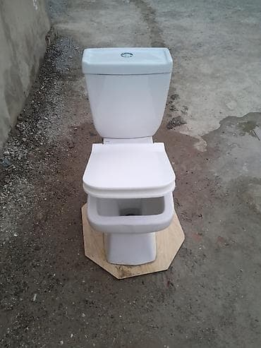 Tualet kompakta – keramik gövdə və üst sistern ilə tam dəst — 1