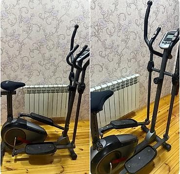 Elliptik trenajor – velotrenajor oturacağı ilə 2‑si 1-də kardio aparat — 1