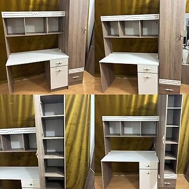 toaletni sto: Perla Mebelin Yazı masası ve kitab refi cemi 160azn unvan Musfiqabad — 1