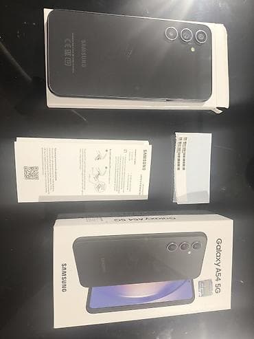 samsung note 9: Samsung Galaxy A54 5G, 256 GB, rəng - Qara, Sənədlərlə — 2