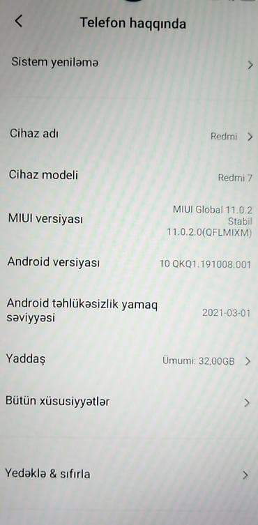 Redmi Note 7, 32 ГБ, цвет - Голубой, Отпечаток пальца — 4