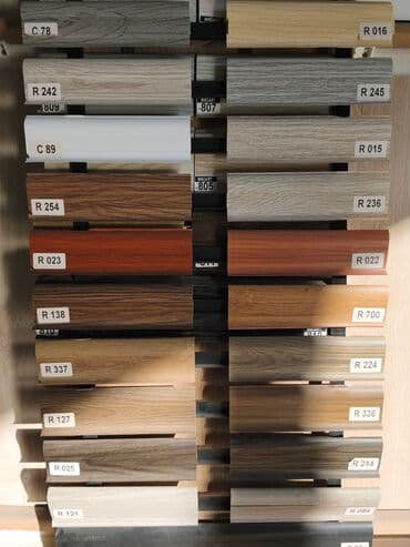 MDF/PVC döşəmə plintusları – geniş rəng və tekstur seçimi - Material