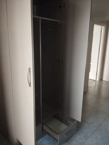 Qida məhsulları: İşlənmiş, Açılan, 2 qapılı Düz dolab, Qarderob, paltar dolabı — 5
